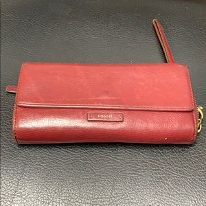 Fossil Burgundy Wallet
